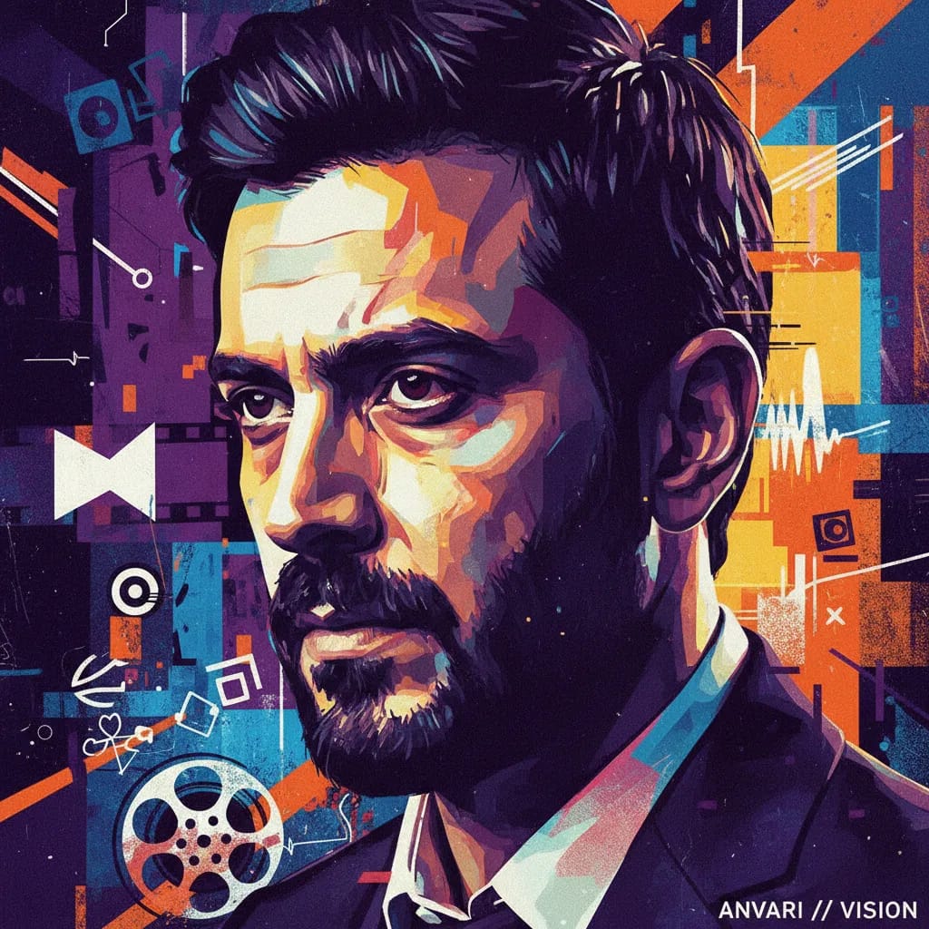 Artistic portrait of Babak Anvari