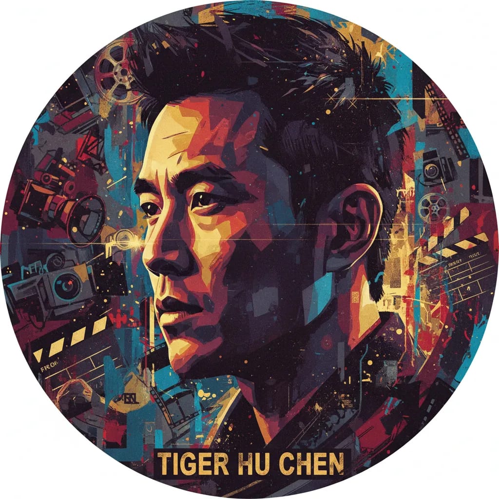 Artistic portrait of Tiger Hu Chen