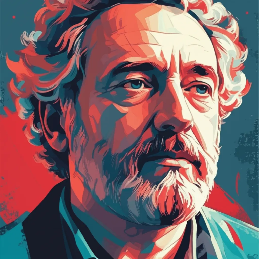 Artistic portrait of Alejandro G. Iñárritu