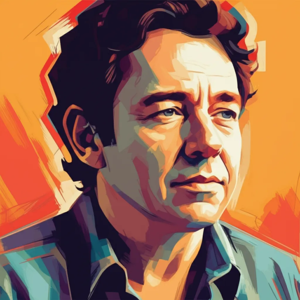 Artistic portrait of Eugenio Derbez