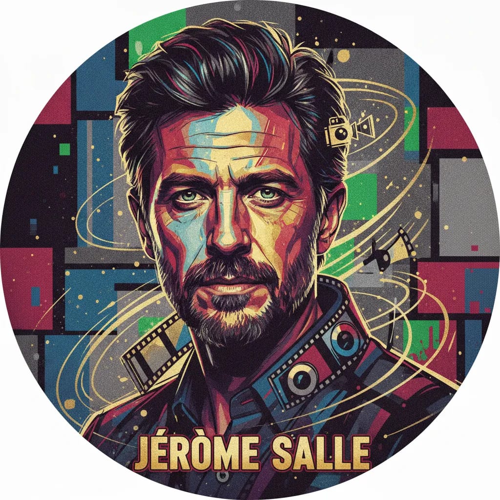 Artistic portrait of Jérôme Salle