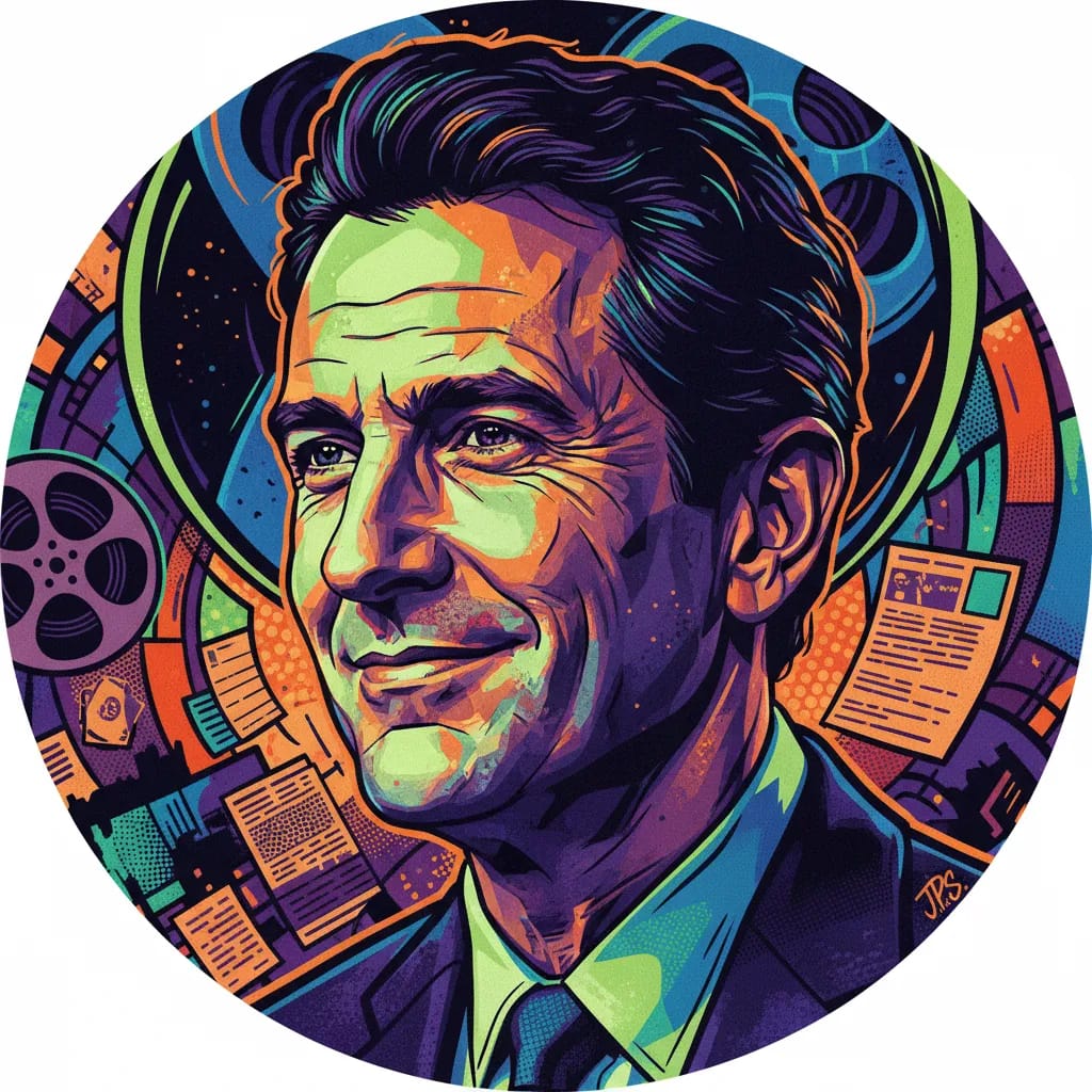 Artistic portrait of John Patrick Shanley
