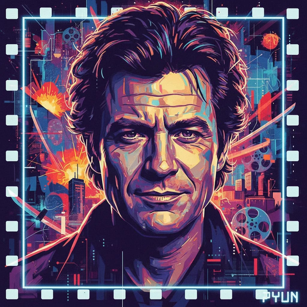 Artistic portrait of Albert Pyun