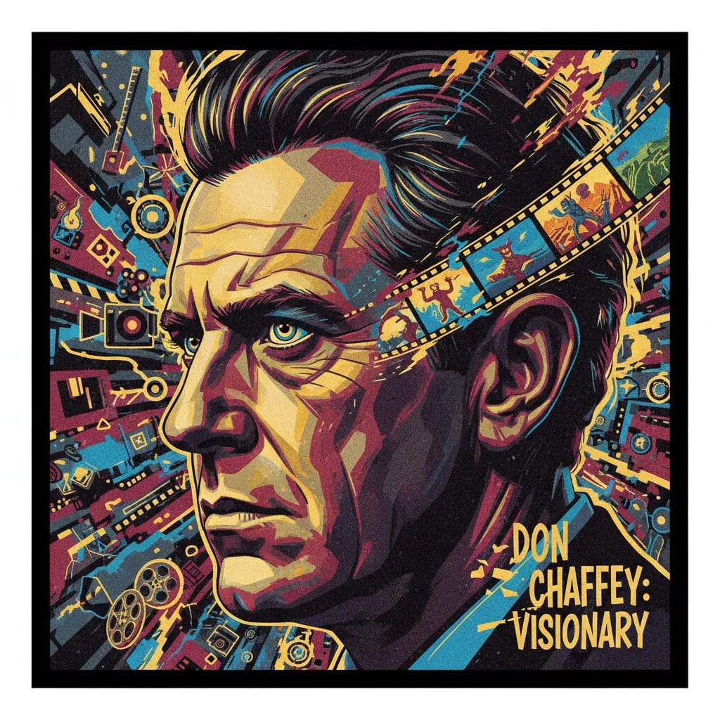 Artistic portrait of Don Chaffey