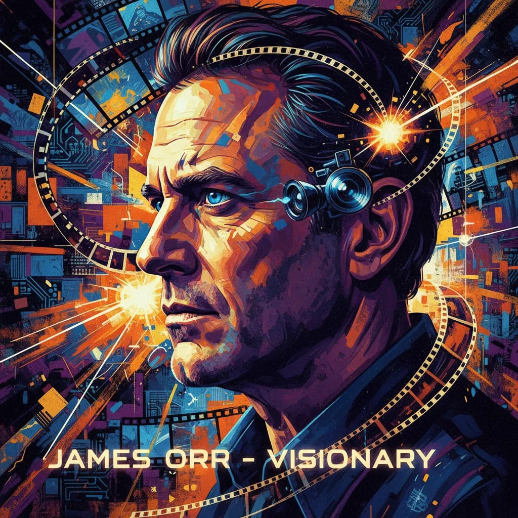 Artistic portrait of James Orr