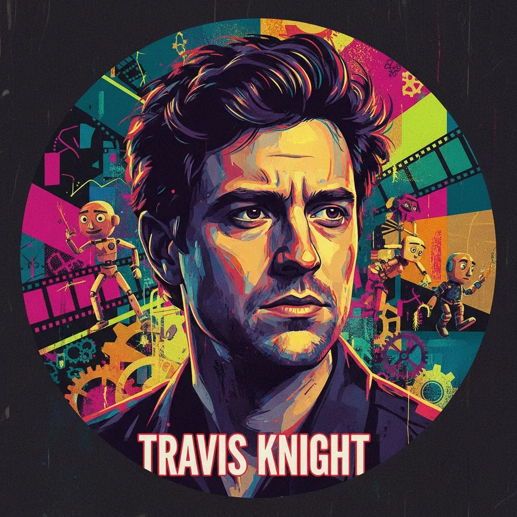 Artistic portrait of Travis Knight