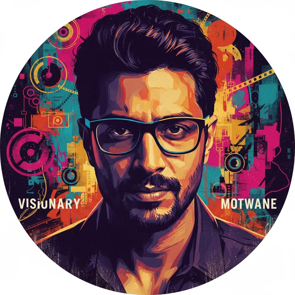 Artistic portrait of Vikramaditya Motwane