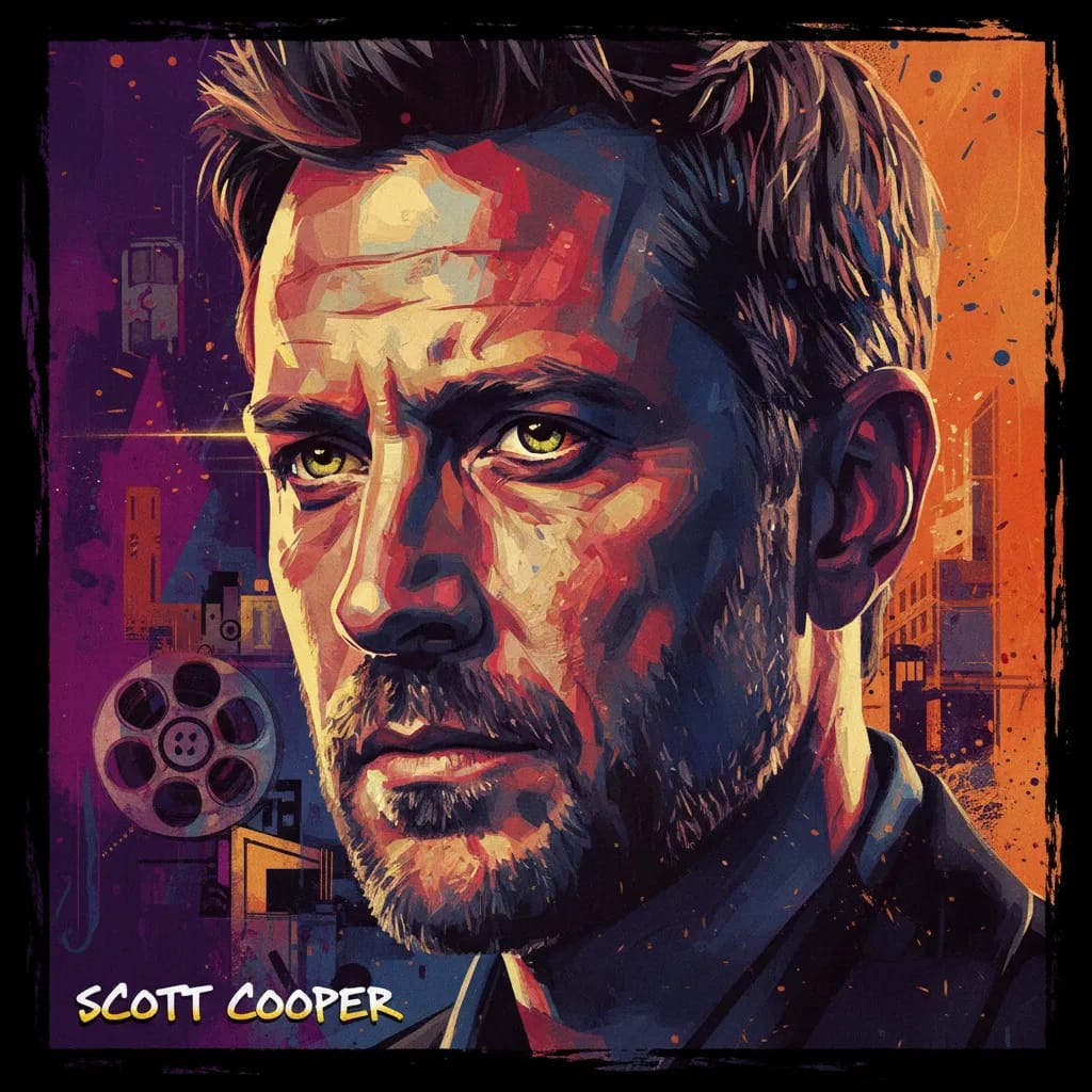 Artistic portrait of Scott Cooper