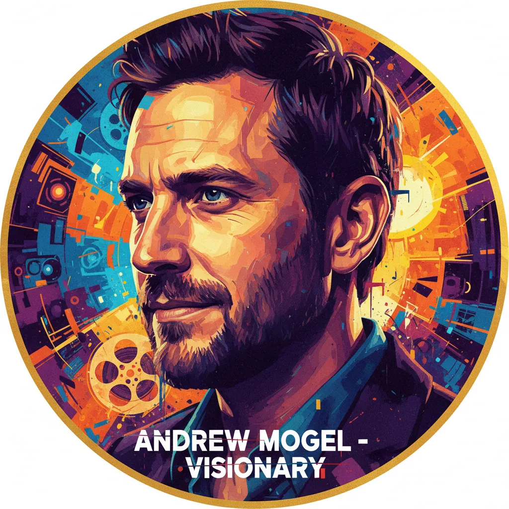 Artistic portrait of Andrew Mogel