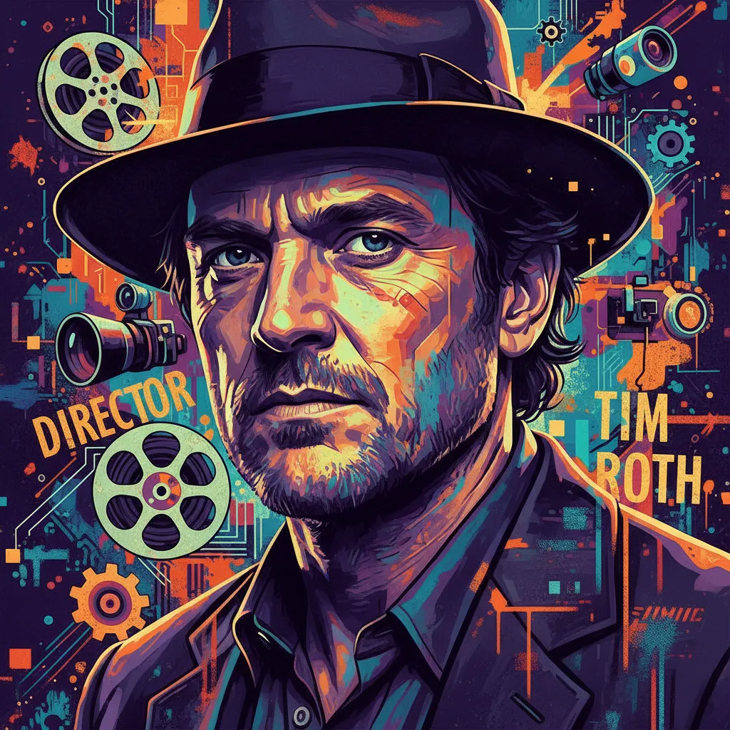 Artistic portrait of Tim Roth