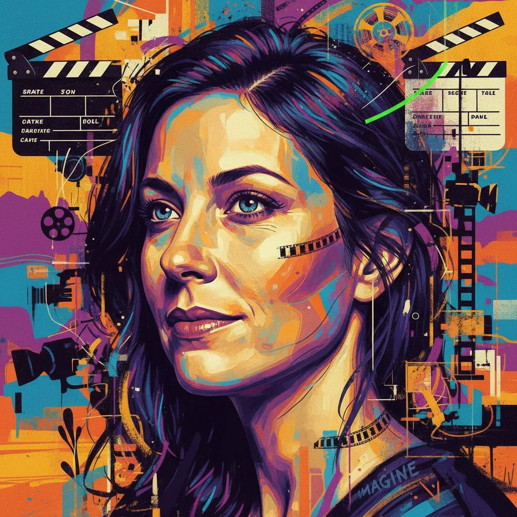 Artistic portrait of Jerusha Hess