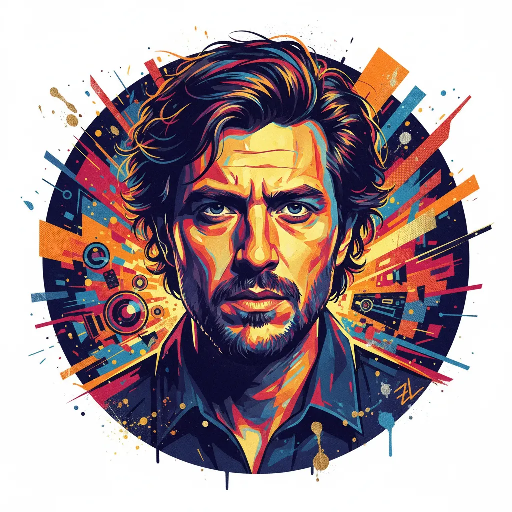 Artistic portrait of Zoran Lisinac