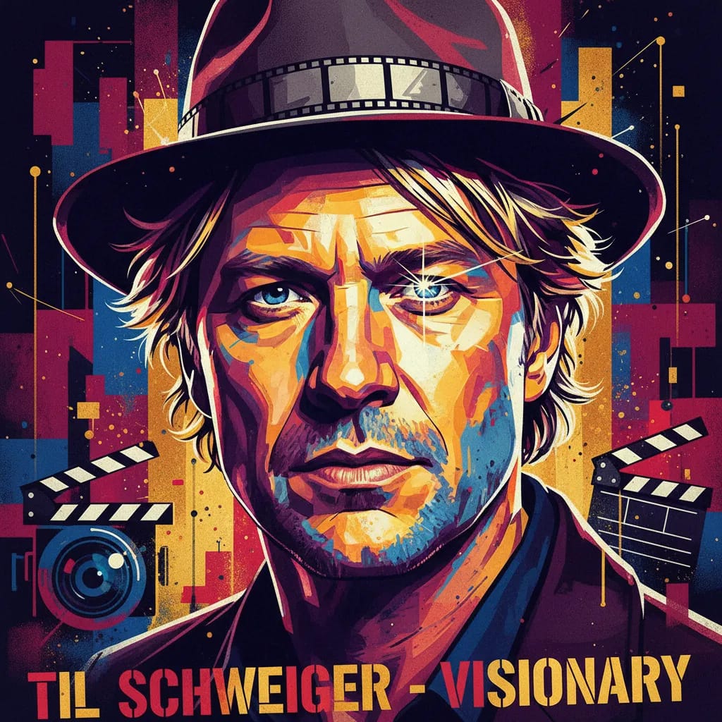 Artistic portrait of Til Schweiger