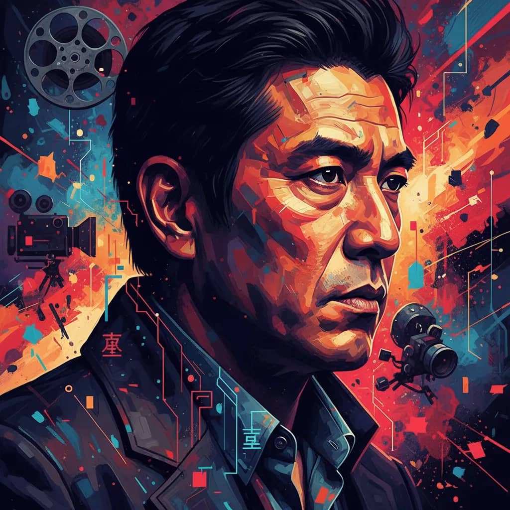 Portrait of Takeshi Kitano
