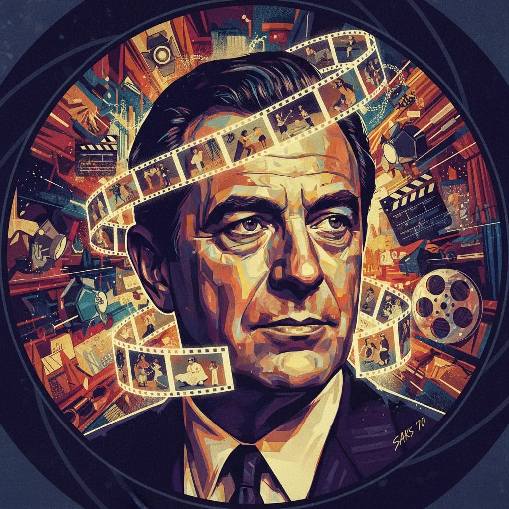 Artistic portrait of Gene Saks