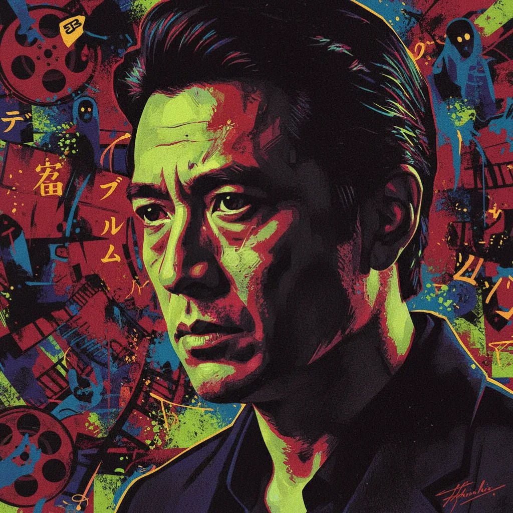Artistic portrait of Takashi Shimizu