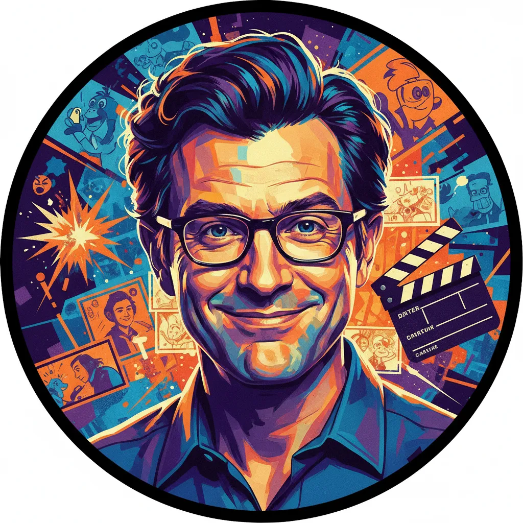 Artistic portrait of Mark Dindal