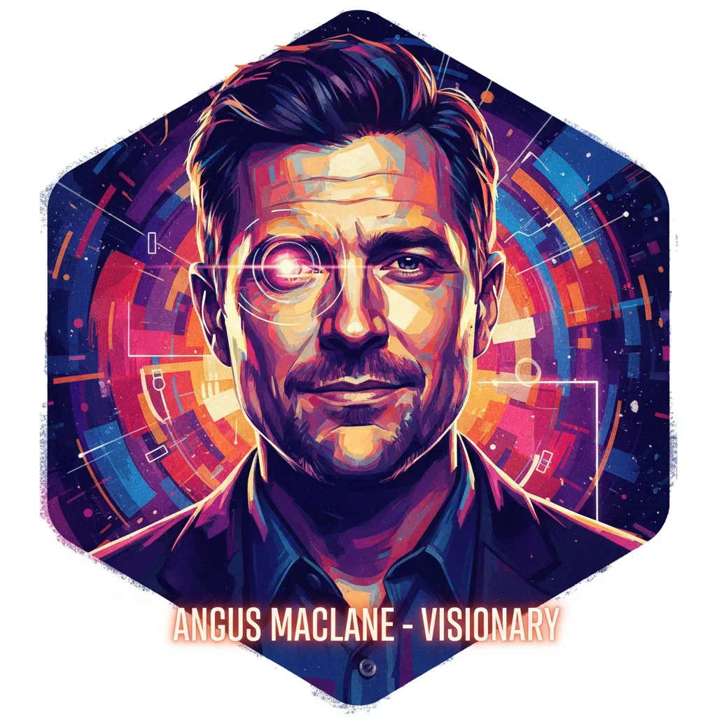 Artistic portrait of Angus MacLane