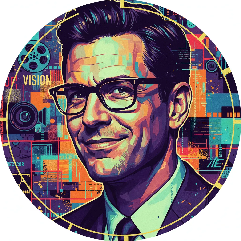 Artistic portrait of Michael Ian Black