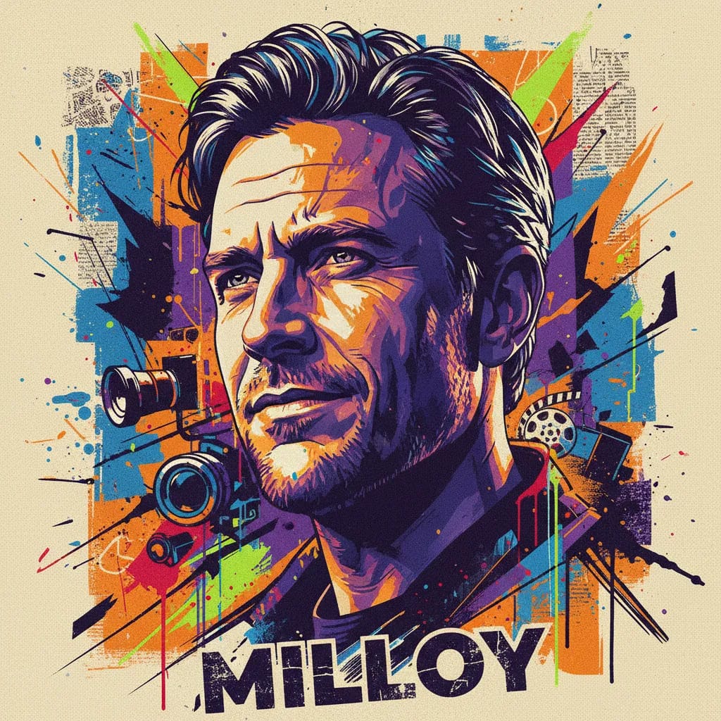 Artistic portrait of Travis Milloy
