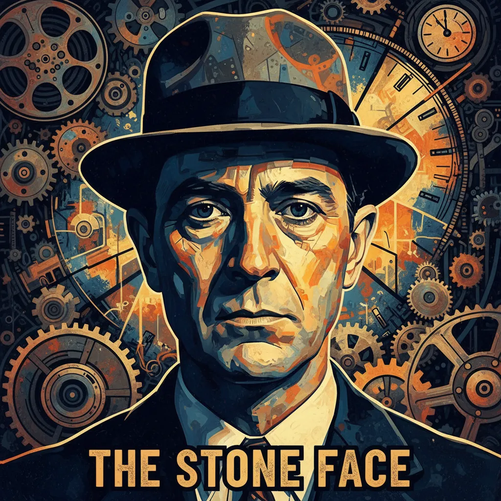 Artistic portrait of Buster Keaton