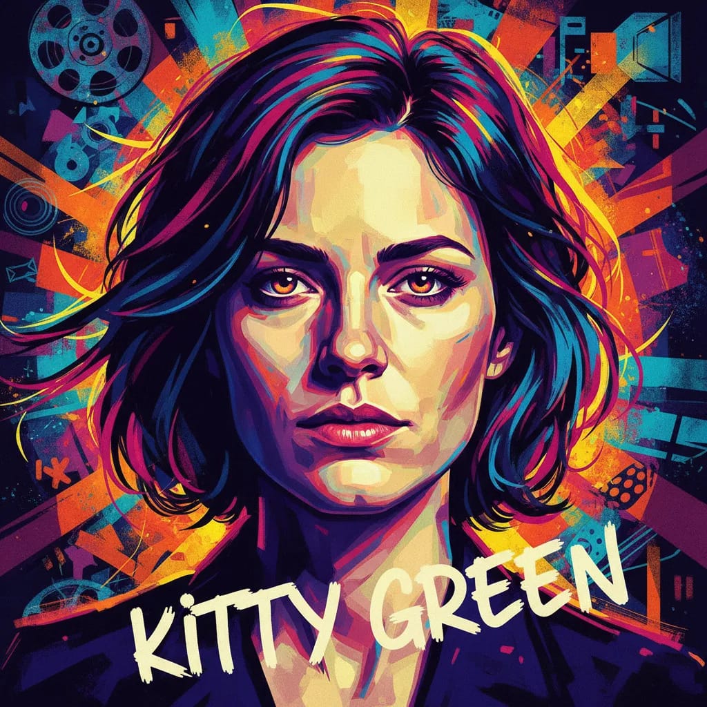 Artistic portrait of Kitty Green