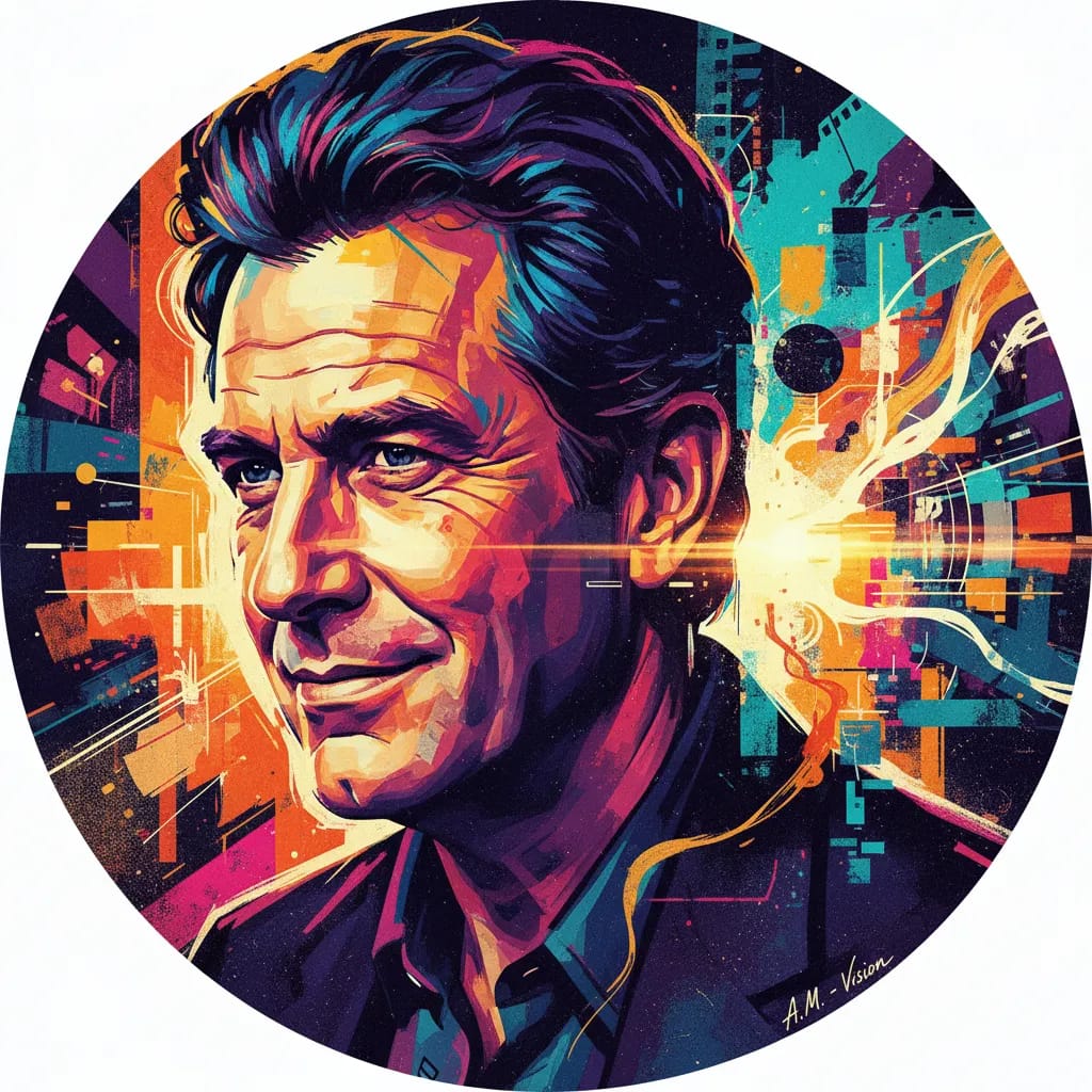 Artistic portrait of Alan Metter