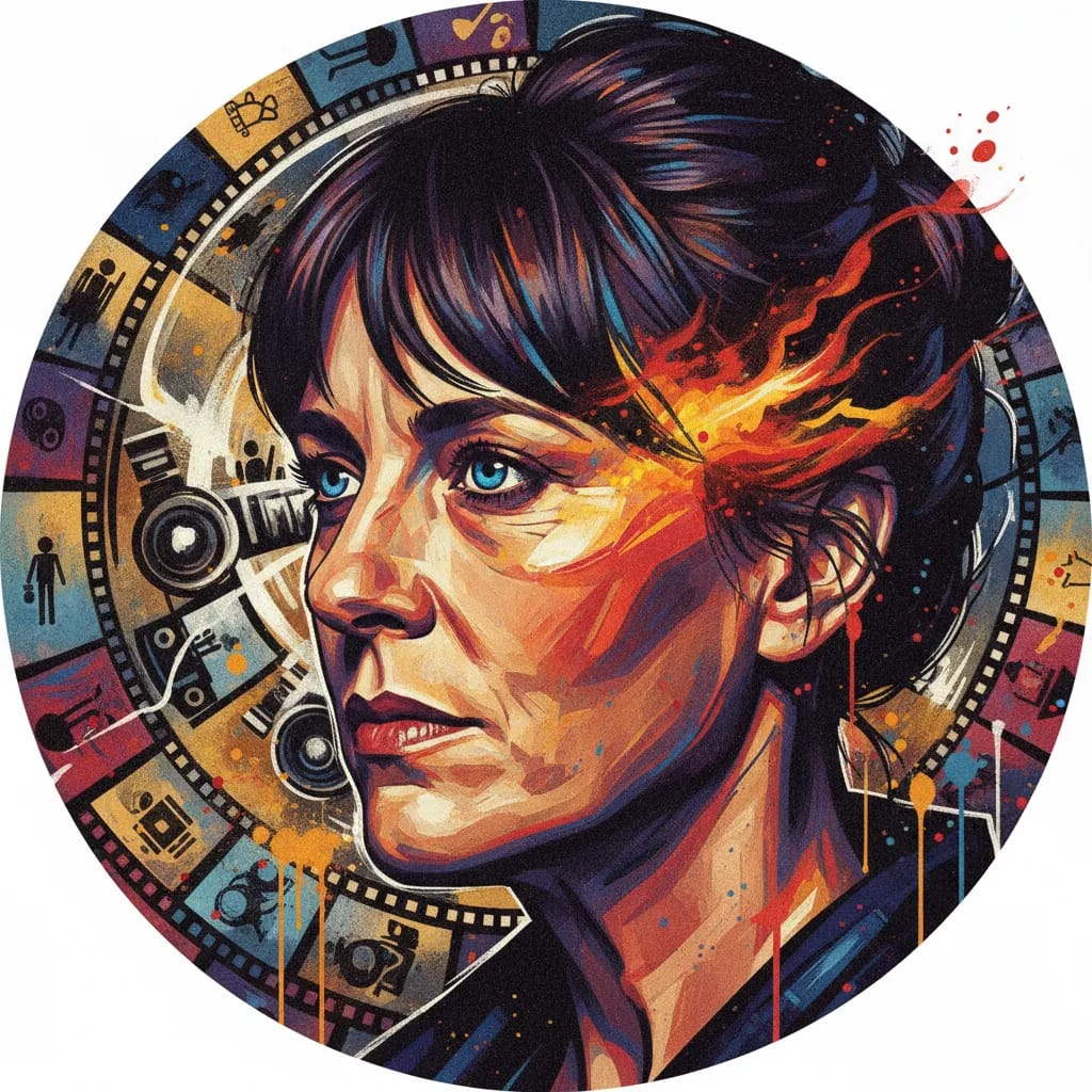 Artistic portrait of Clare Kilner