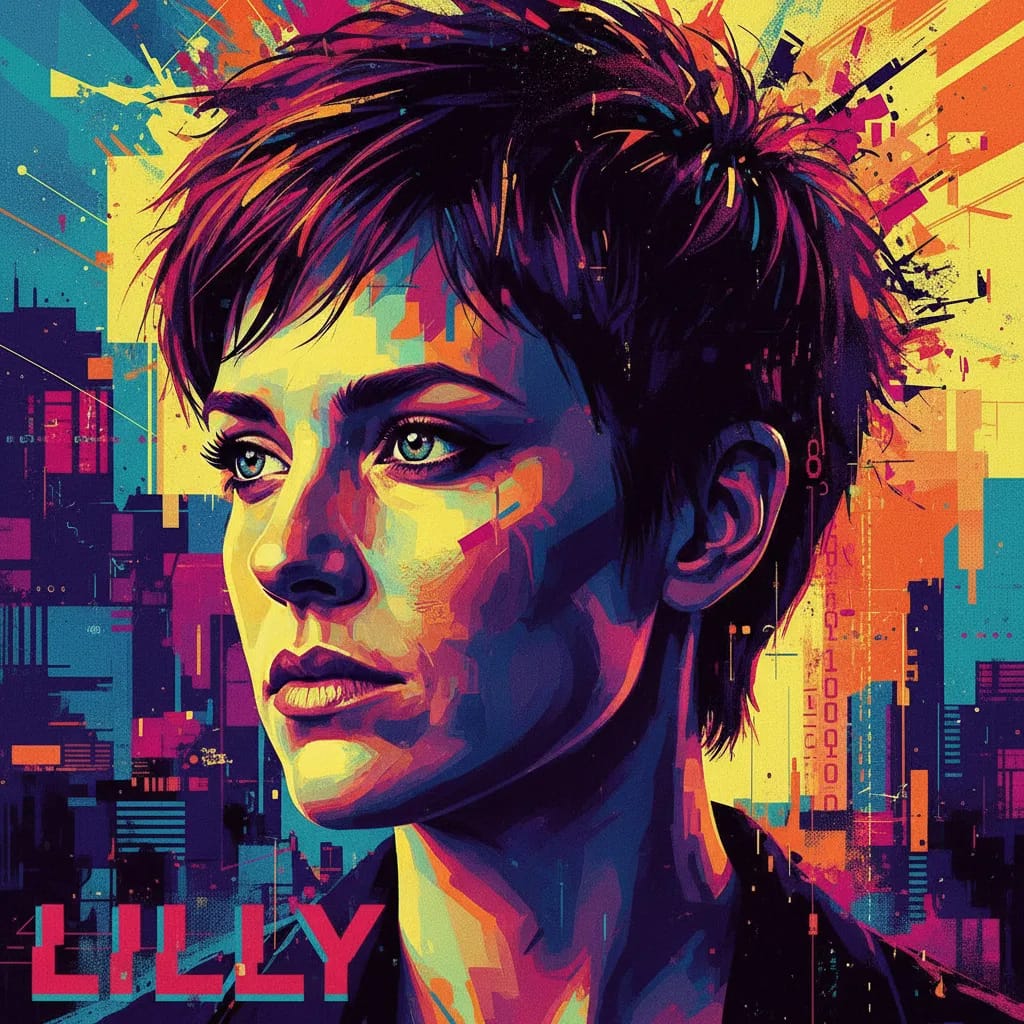 Artistic portrait of Lilly Wachowski