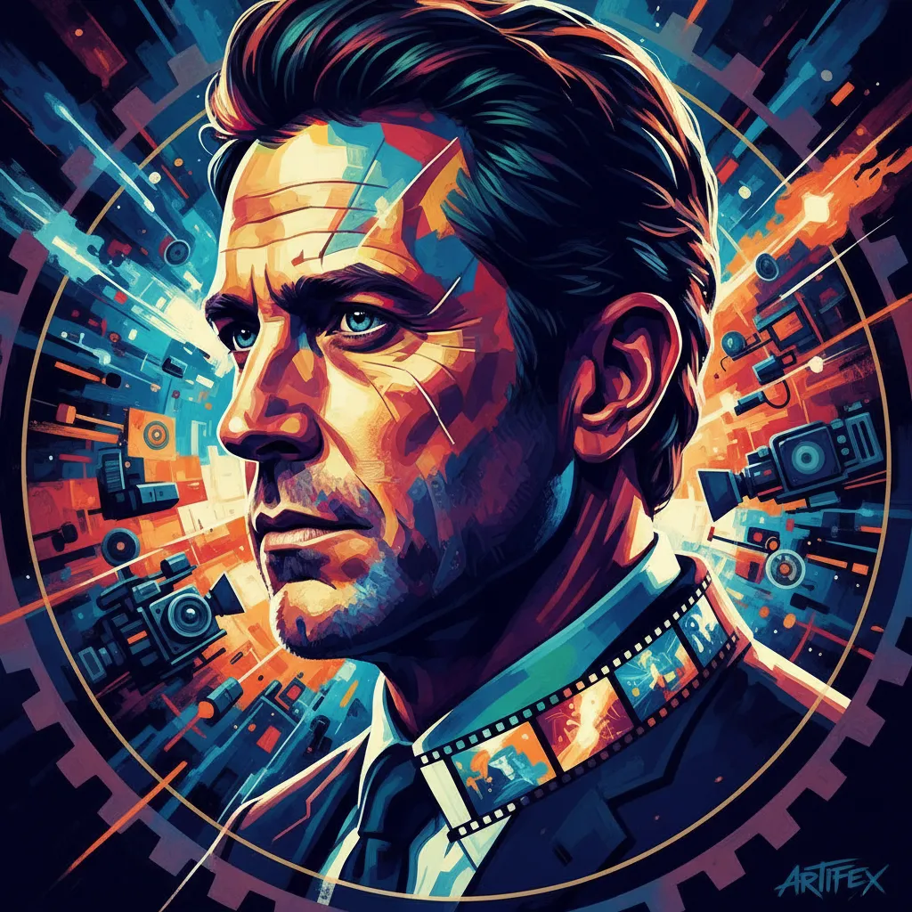Artistic portrait of Tony Goldwyn