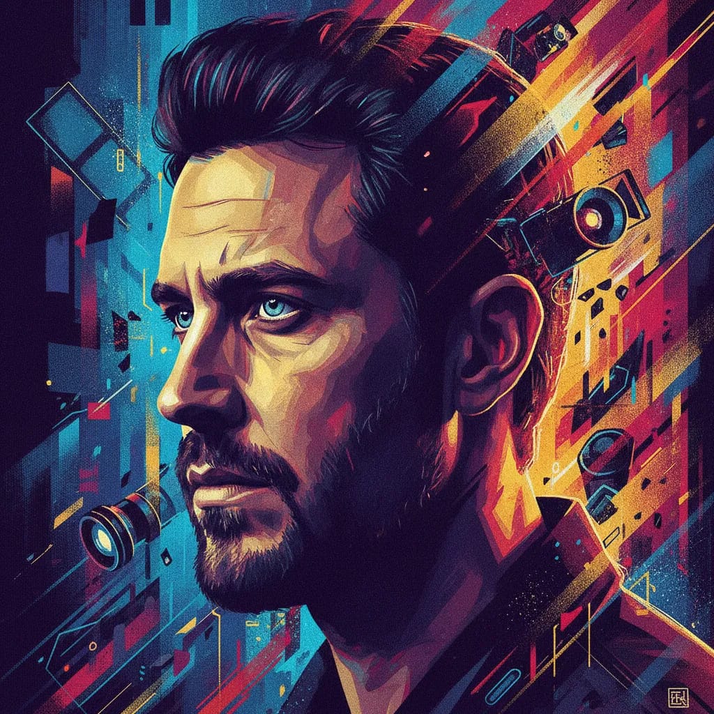 Artistic portrait of Mathieu Turi