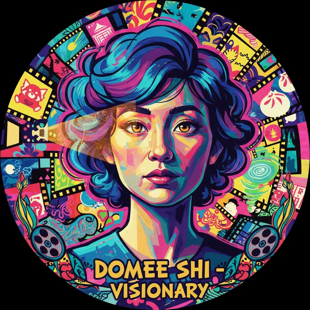 Artistic portrait of Domee Shi