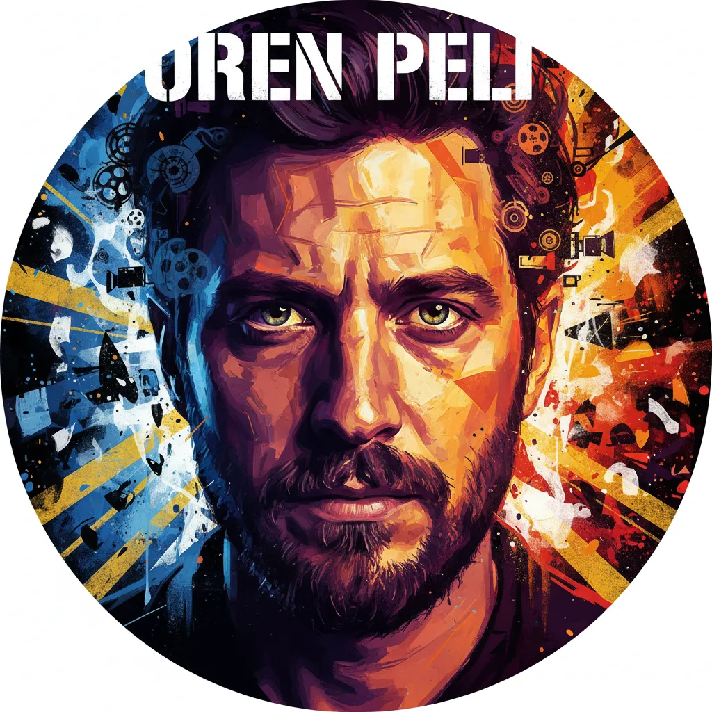 Artistic portrait of Oren Peli