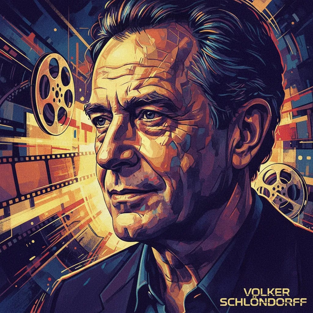 Artistic portrait of Volker Schlöndorff