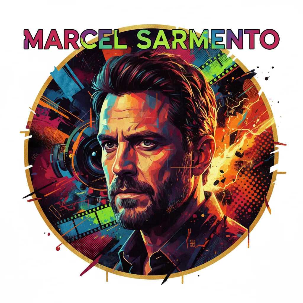 Artistic portrait of Marcel Sarmiento