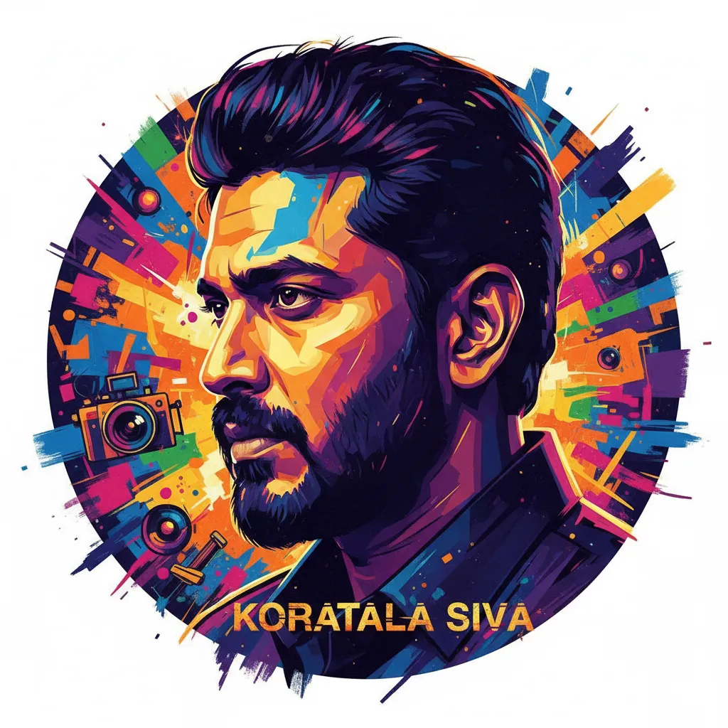Artistic portrait of Koratala Siva