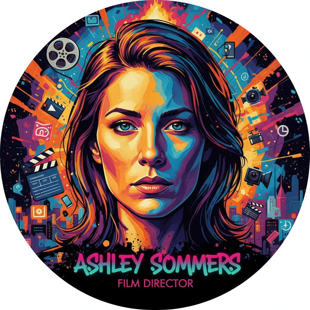 Artistic portrait of Ashley Sommers