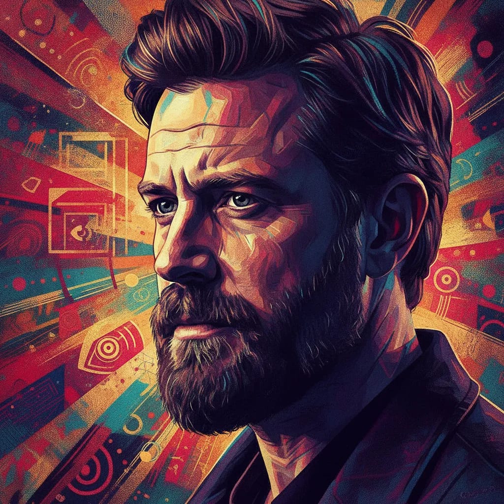 Artistic portrait of Tom Shankland