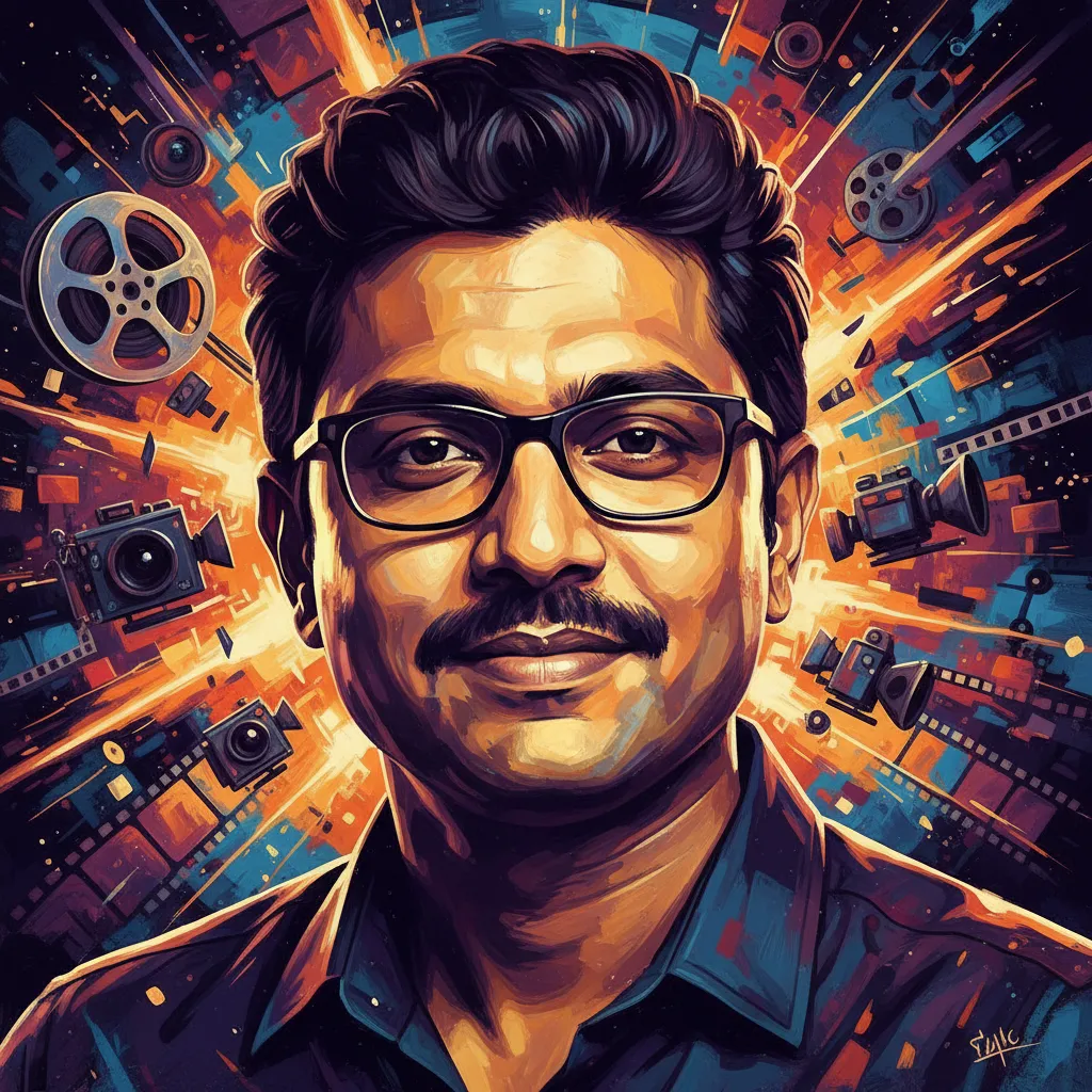 Artistic portrait of Vijay Kiran