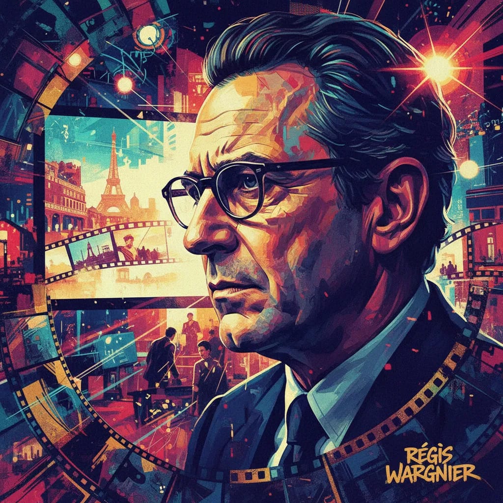 Artistic portrait of Régis Wargnier