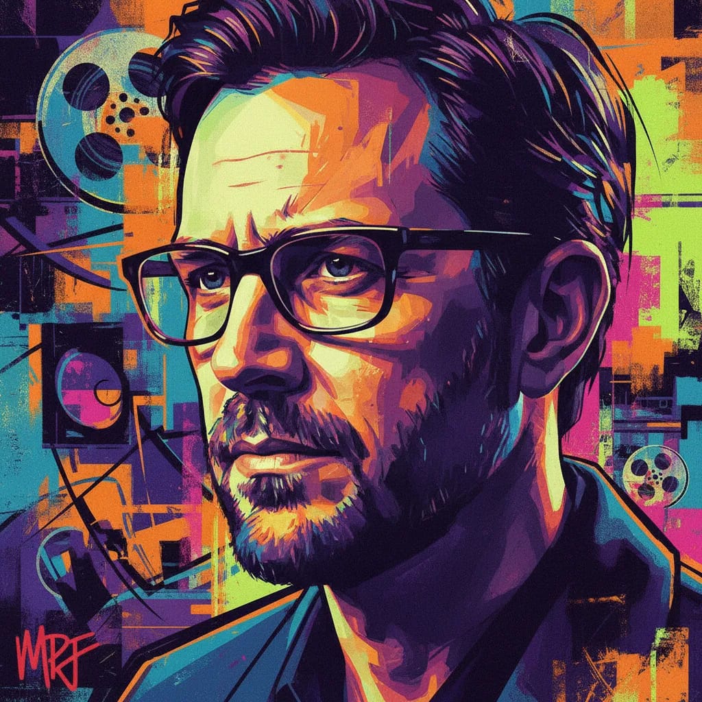 Artistic portrait of Michael Patrick Jann