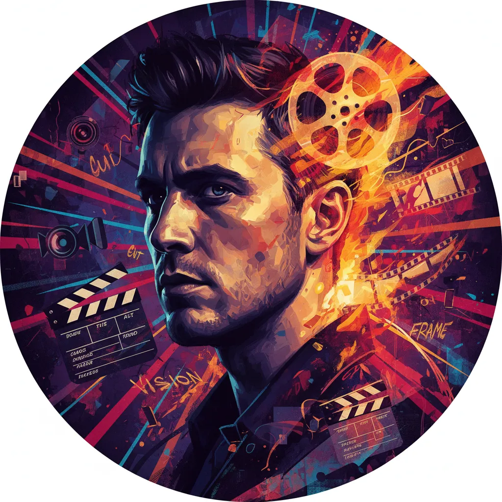 Artistic portrait of Damien O'Donnell