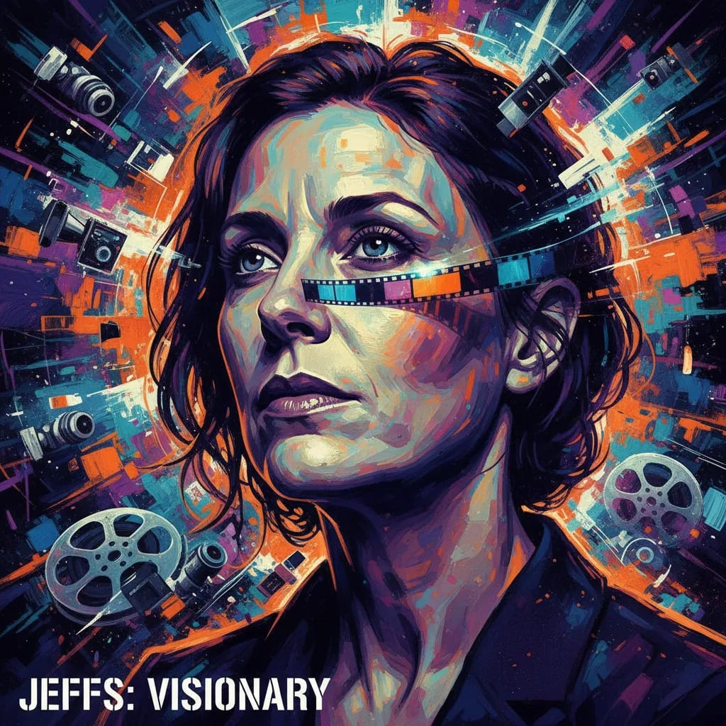 Artistic portrait of Christine Jeffs