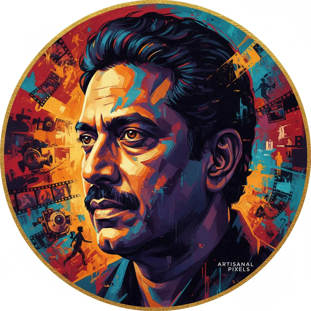 Artistic portrait of Bharathan