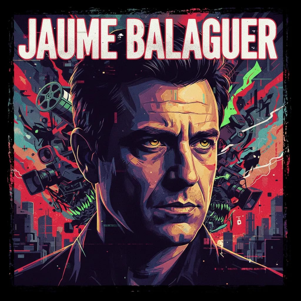 Artistic portrait of Jaume Balagueró