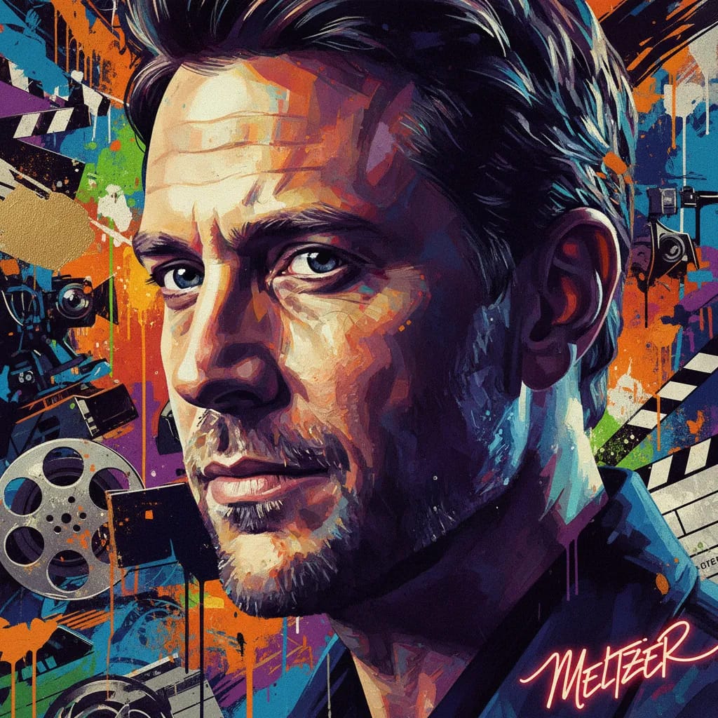 Artistic portrait of Rob Meltzer
