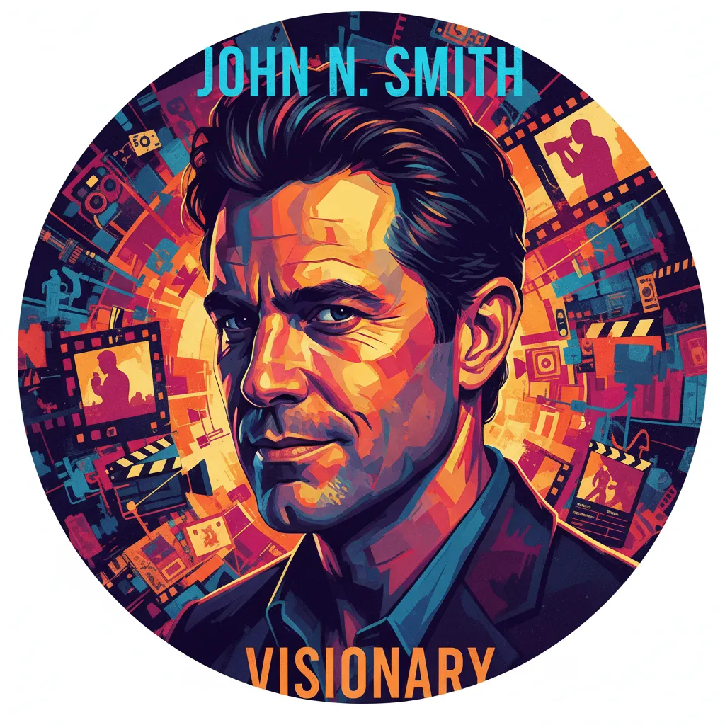 Artistic portrait of John N. Smith