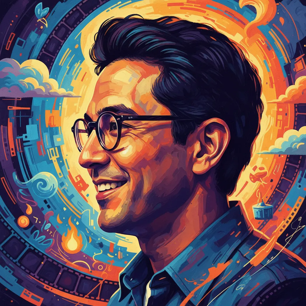 Artistic portrait of Peter Sohn