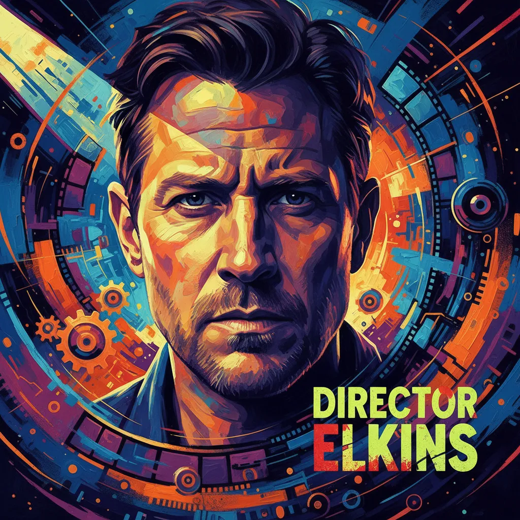 Artistic portrait of Tom Elkins