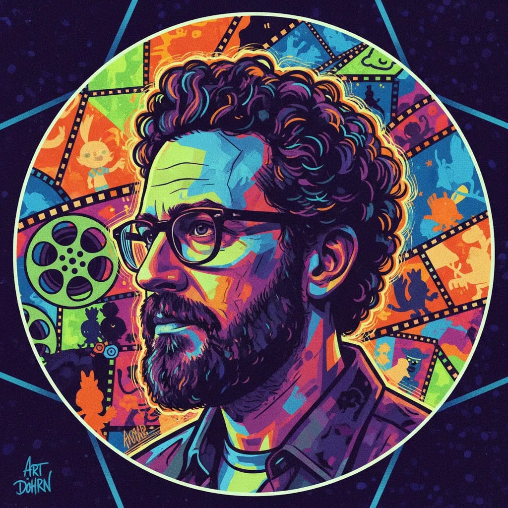 Artistic portrait of Walt Dohrn